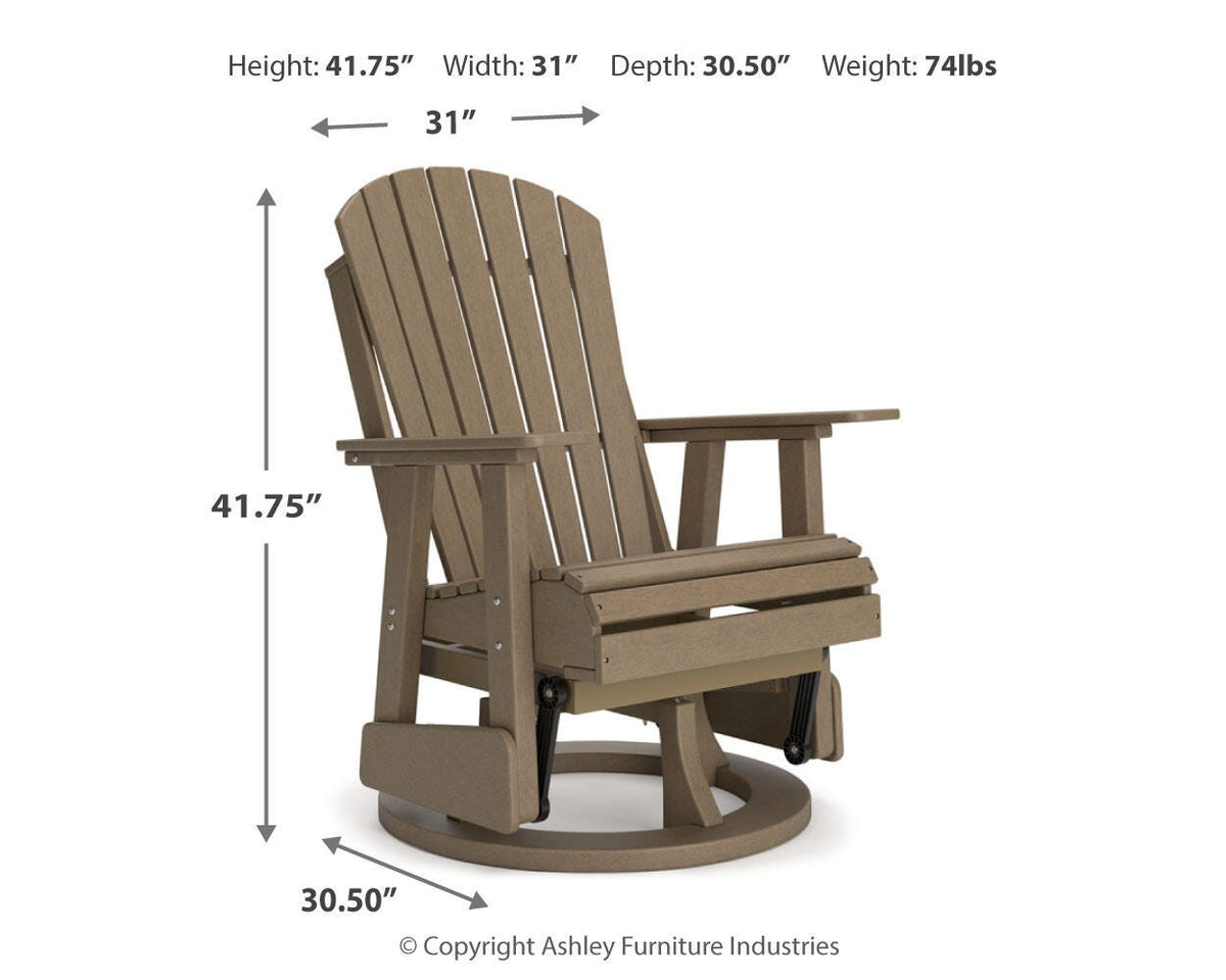 Hyland Wave Swivel Glider Chair