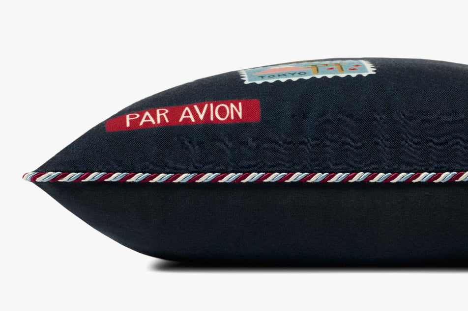 Rifle Paper Co. x Loloi Pillows PRP0040 Navy