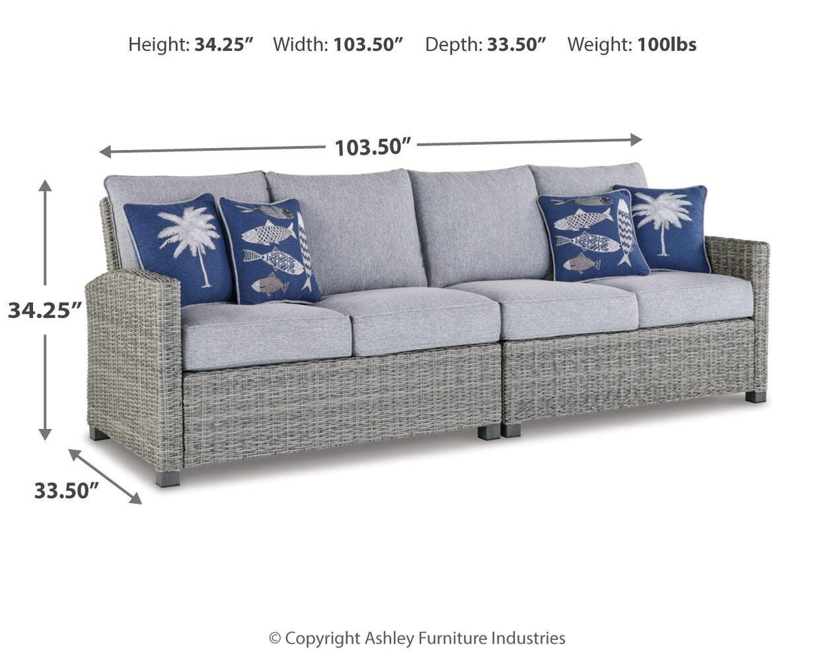 Naples Beach RAF/LAF Loveseat w/CUSH (2/CN)
