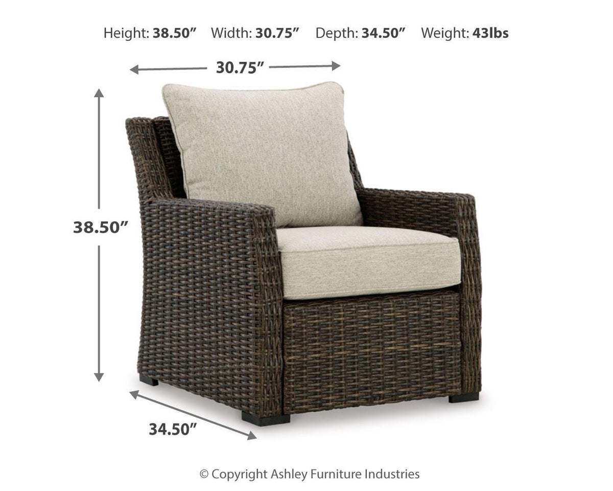 Brook Ranch Lounge Chair w/Cushion (1/CN)