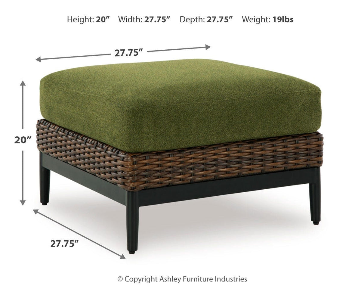 Horizon Hall Ottoman with Cushion