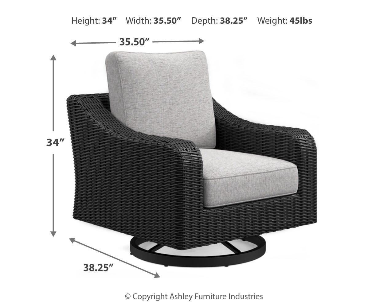 Beachcroft Swivel Lounge Chair (1/CN)