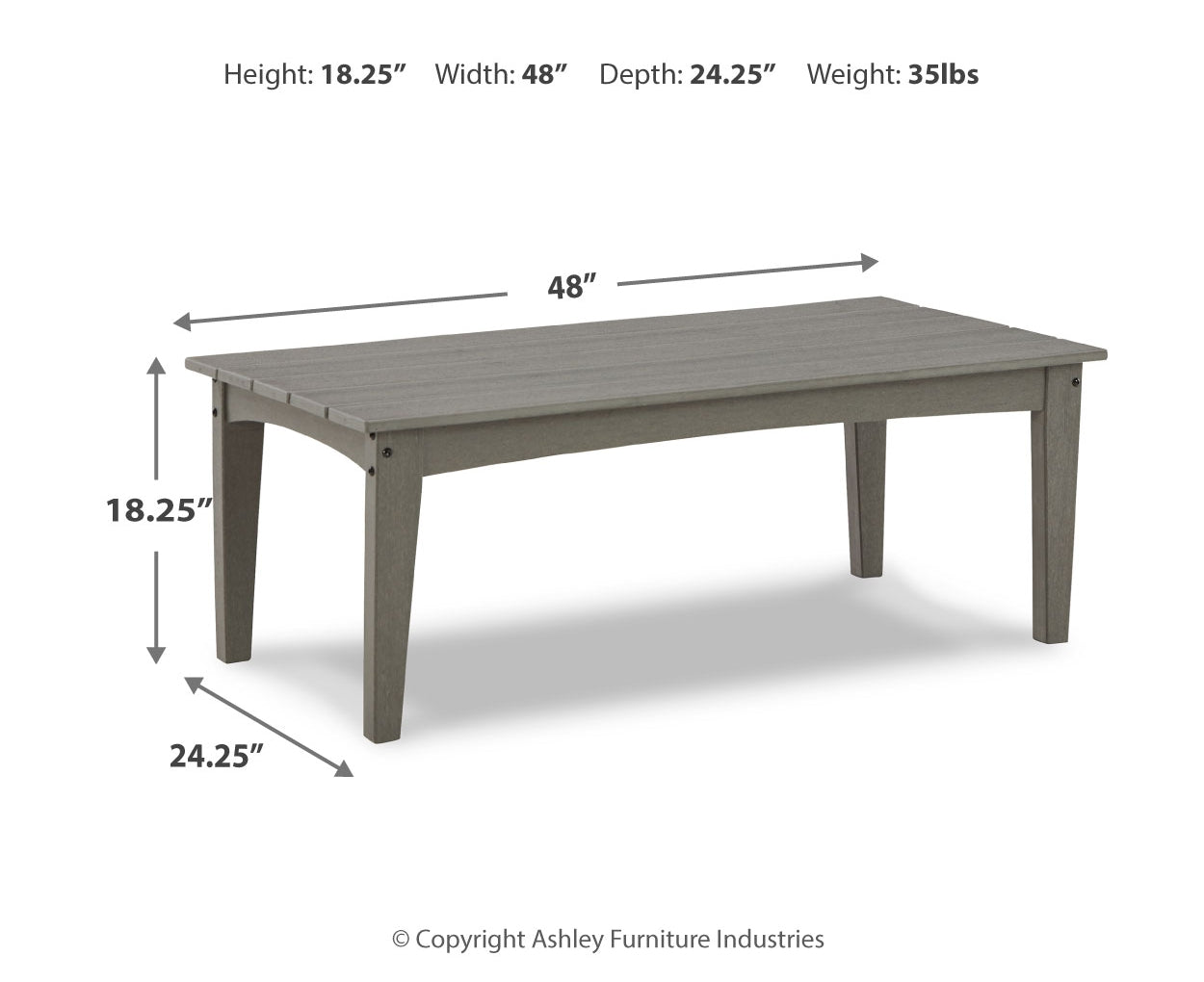 Visola Rectangular Cocktail Table