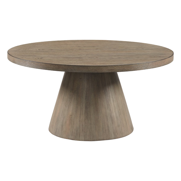 Portland Round Coffee Table In Grey