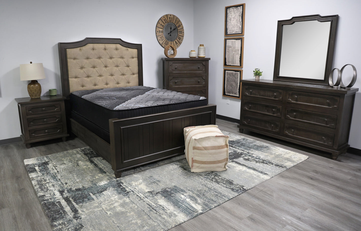 Puebla Upholstered Master Bed