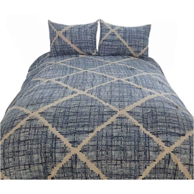 Diamond Grid 3-Piece Queen Comforter Set
