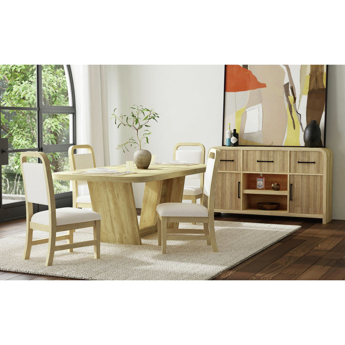 Ridgemont Rectangular Dining Table In Natural