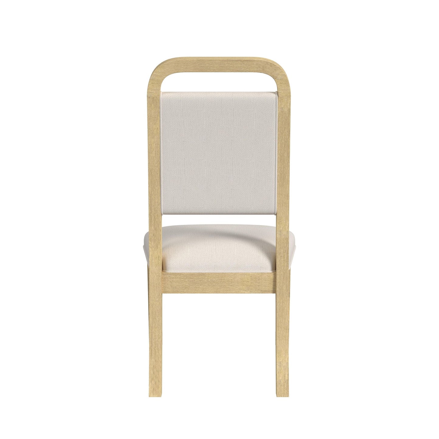 Ridgemont Dining Side Chair with White Fabric in Natural (2 Per Carton)