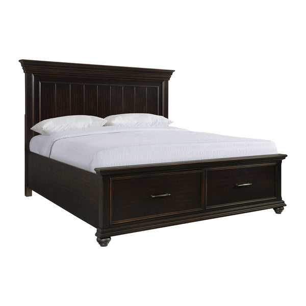 Slater King Platform Storage 3Pc Bedroom Set Black