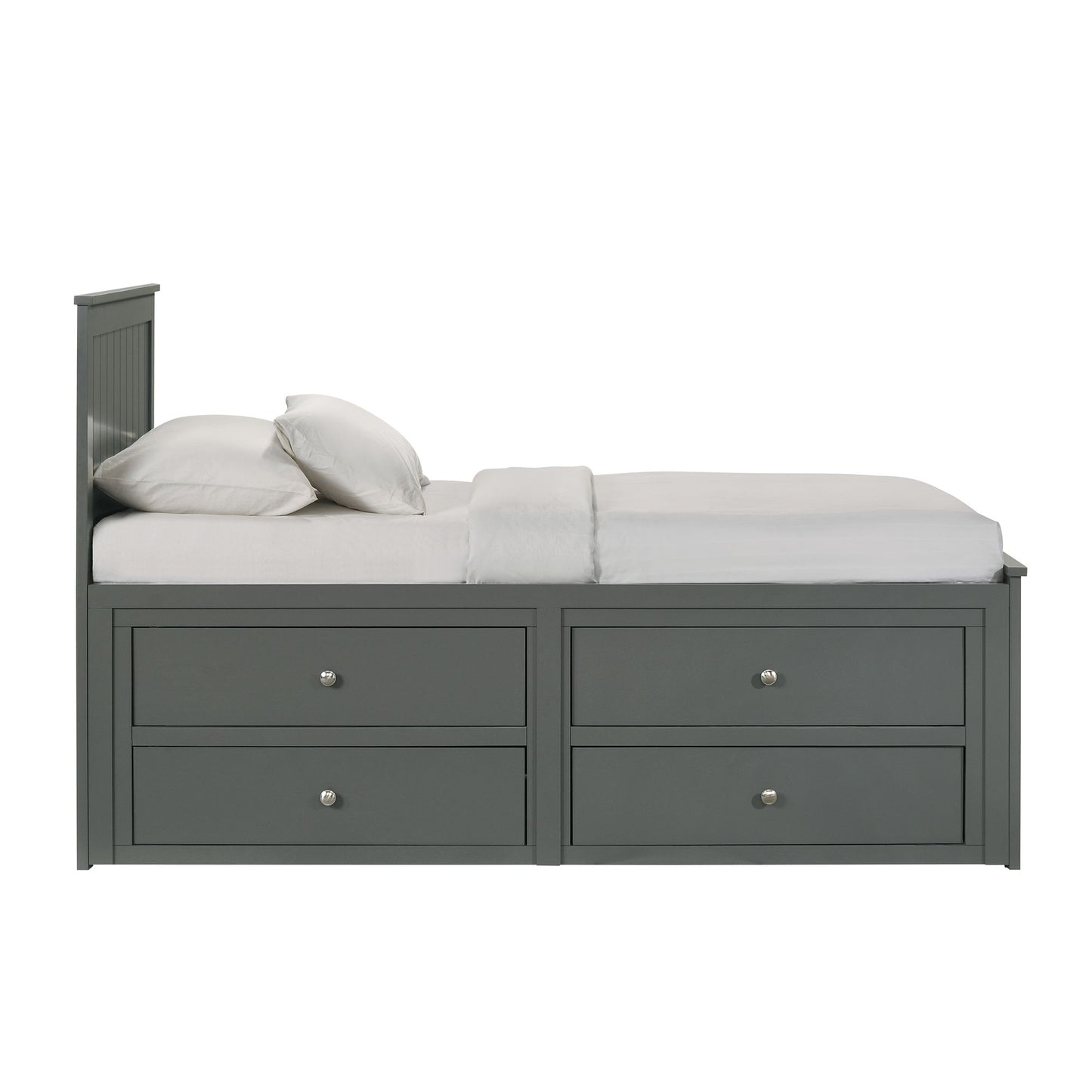 Sami Twin Captains Bed in Grey