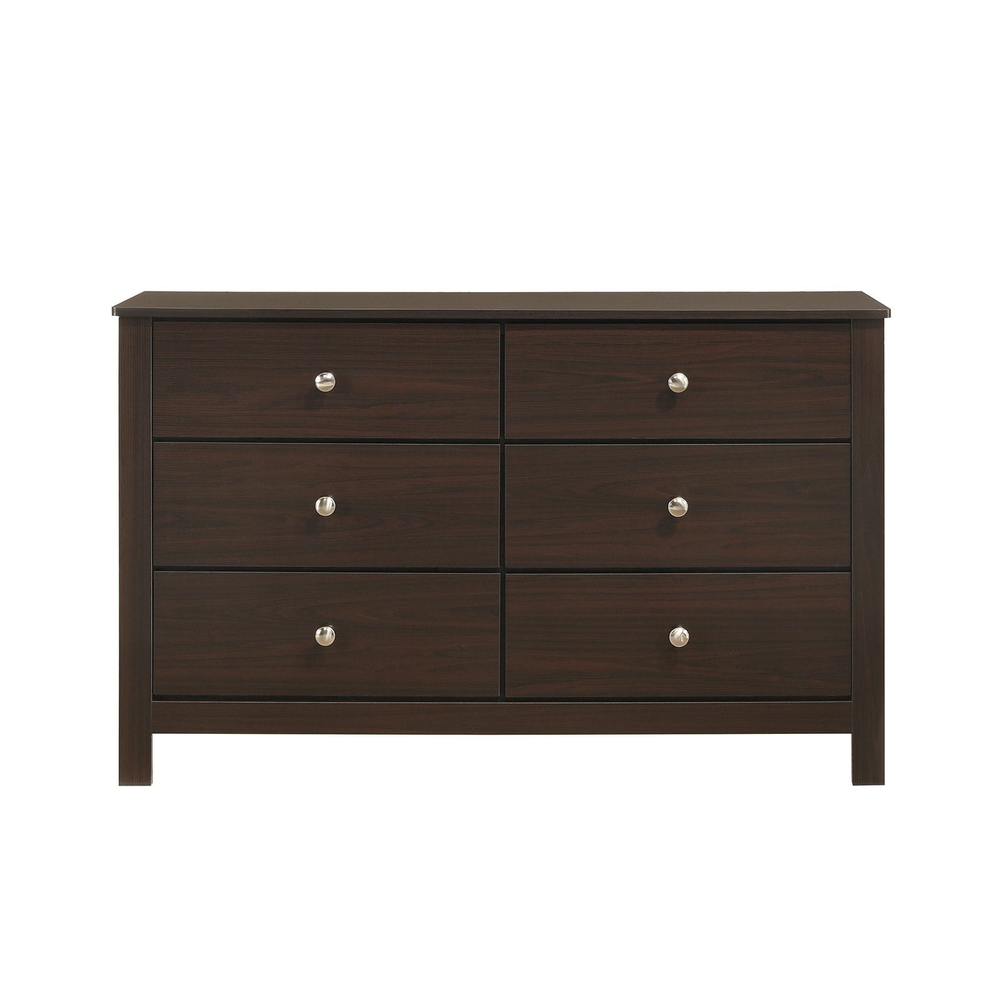 Sami Youth 6-Drawer Dresser in Espresso