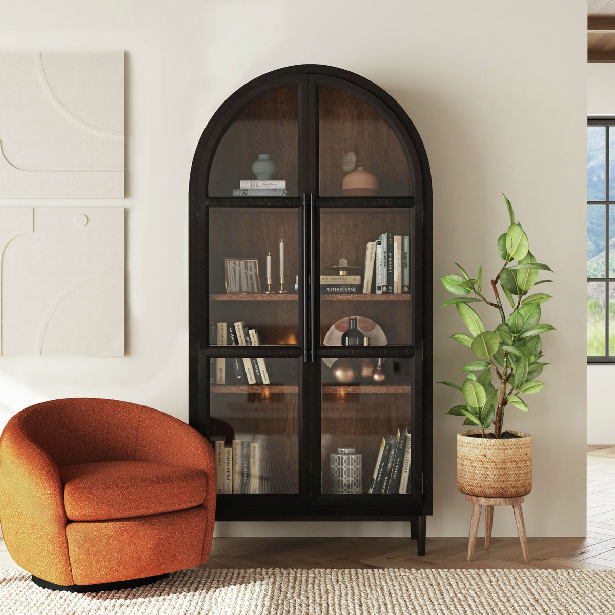 Santiago Bookcase In Espresso