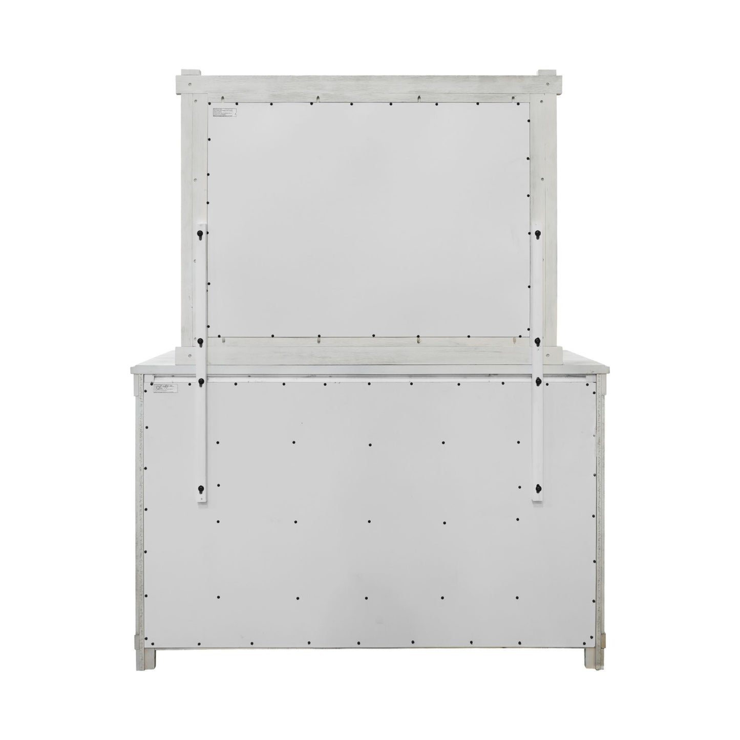 Scott Dresser & Mirror Set White Finish