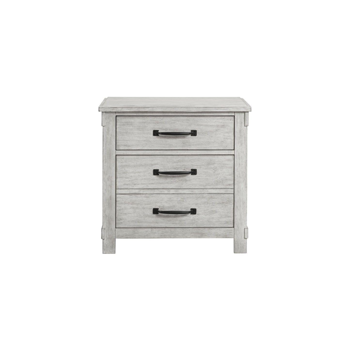 Scott Nightstand W/USB White Finish