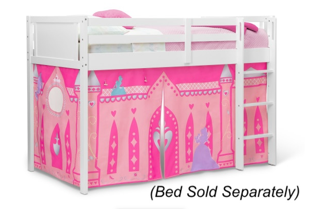 Cortina para cama alta