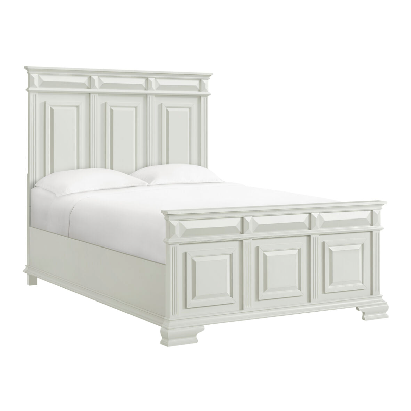 Cama principal Bridgestone en blanco antiguo