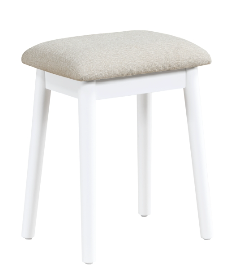 Tocador Camila con espejo y taburete