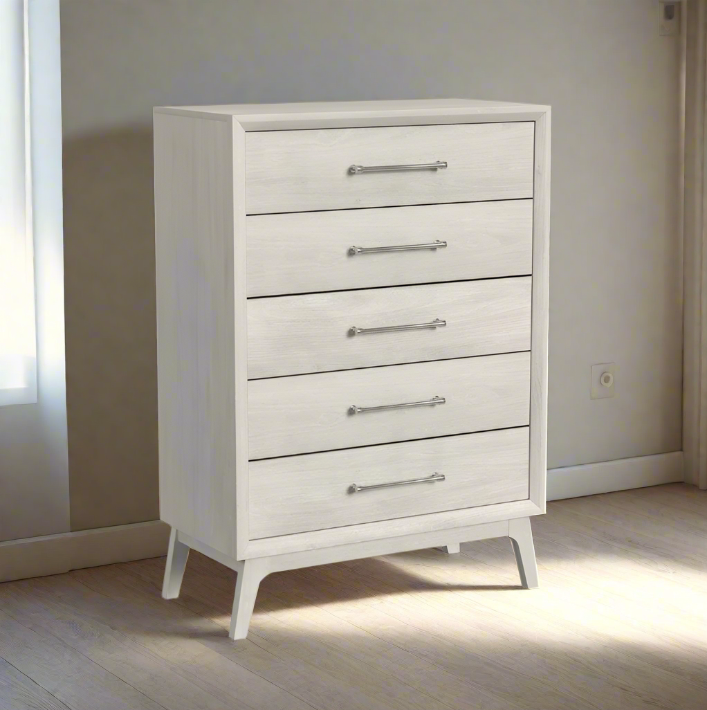 Westland 5-Drawer Chest in Almond