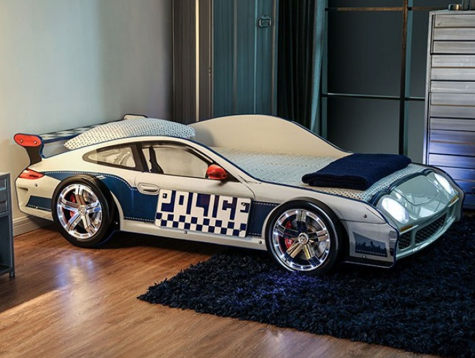 Poe Twin Race Car Bed