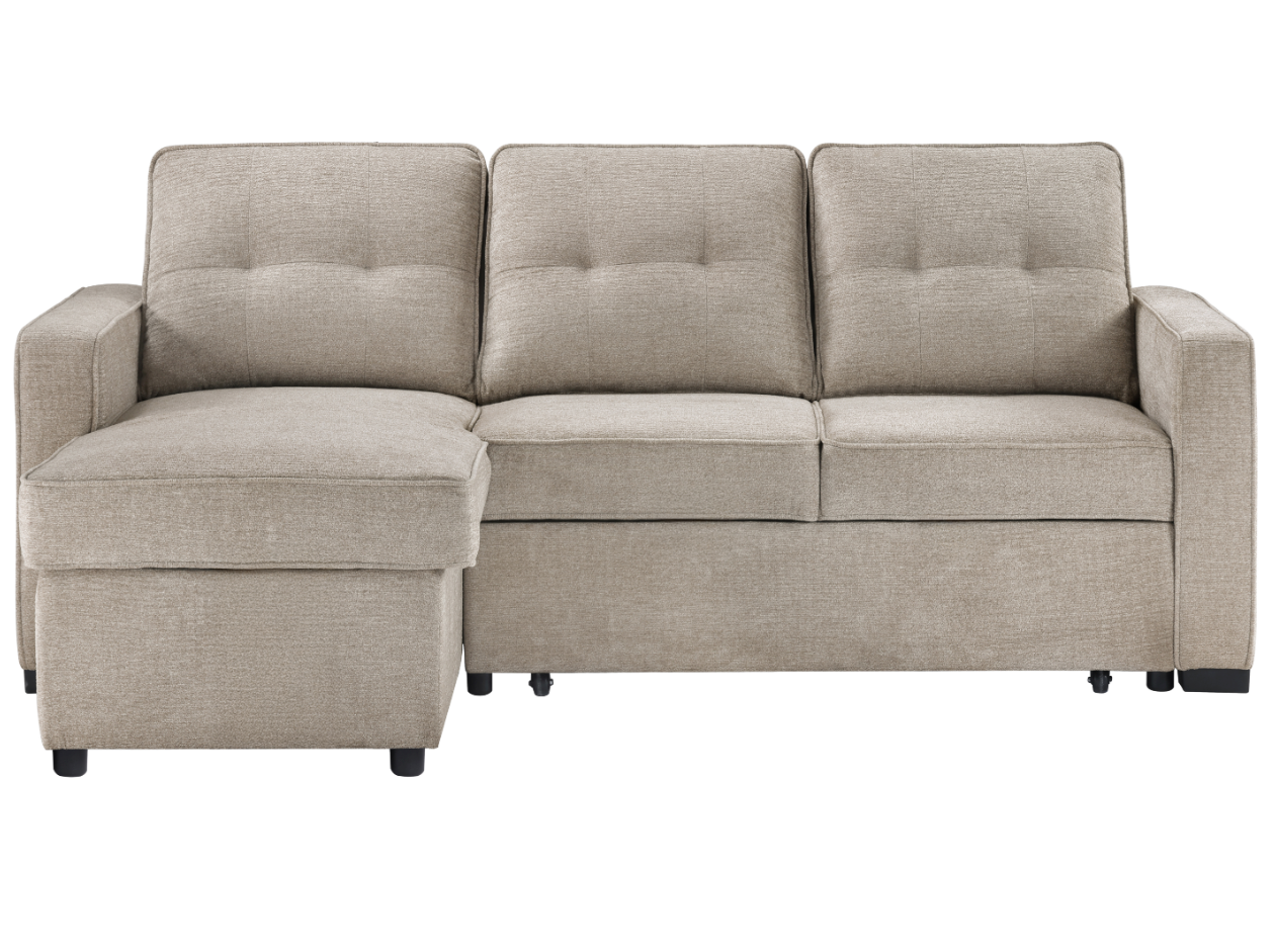 Noah Flippable Convertible Sleeper Brown Chofa – Canales Furniture