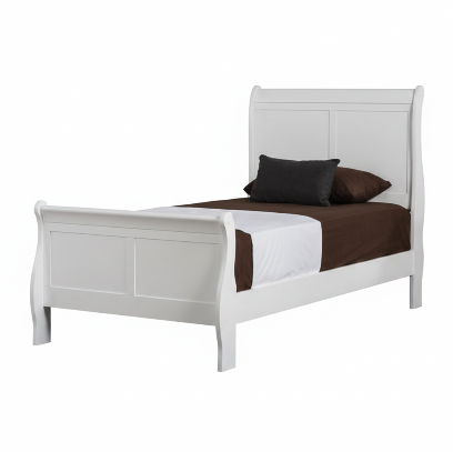 Louis Philippe Sleigh Bed