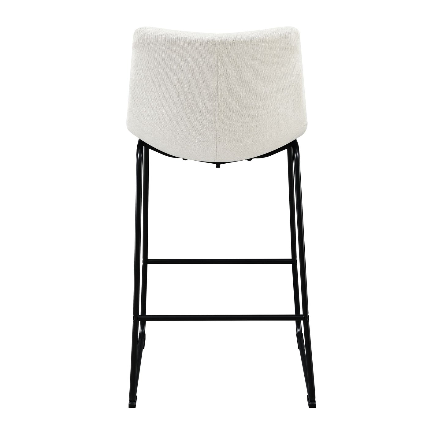 Seth ( QSD6099-5B) 30" Linen White Bar Stool (2 Per Carton)