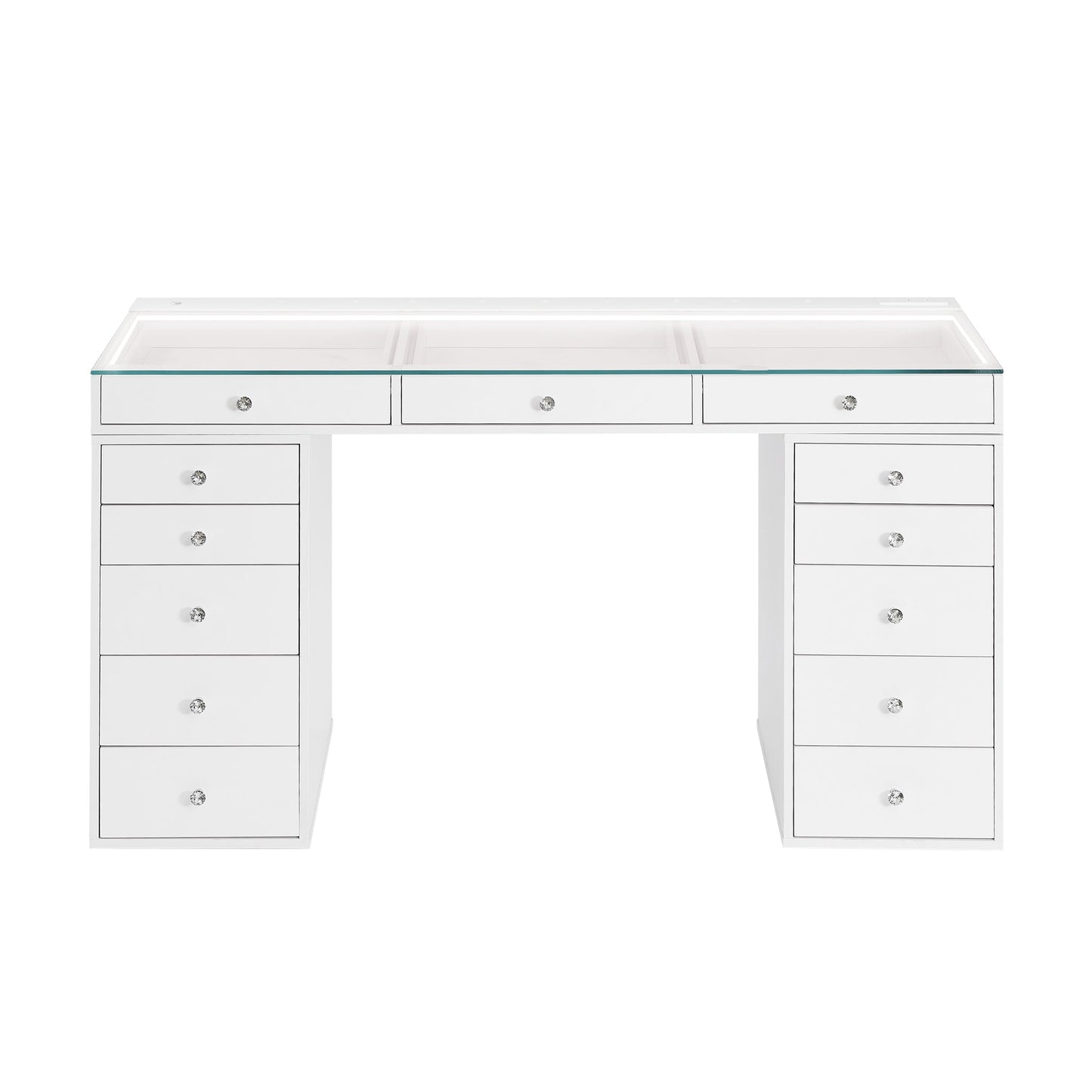 SlayStation® Lumina Pro 2.0 Vanity Table w/ LED Light