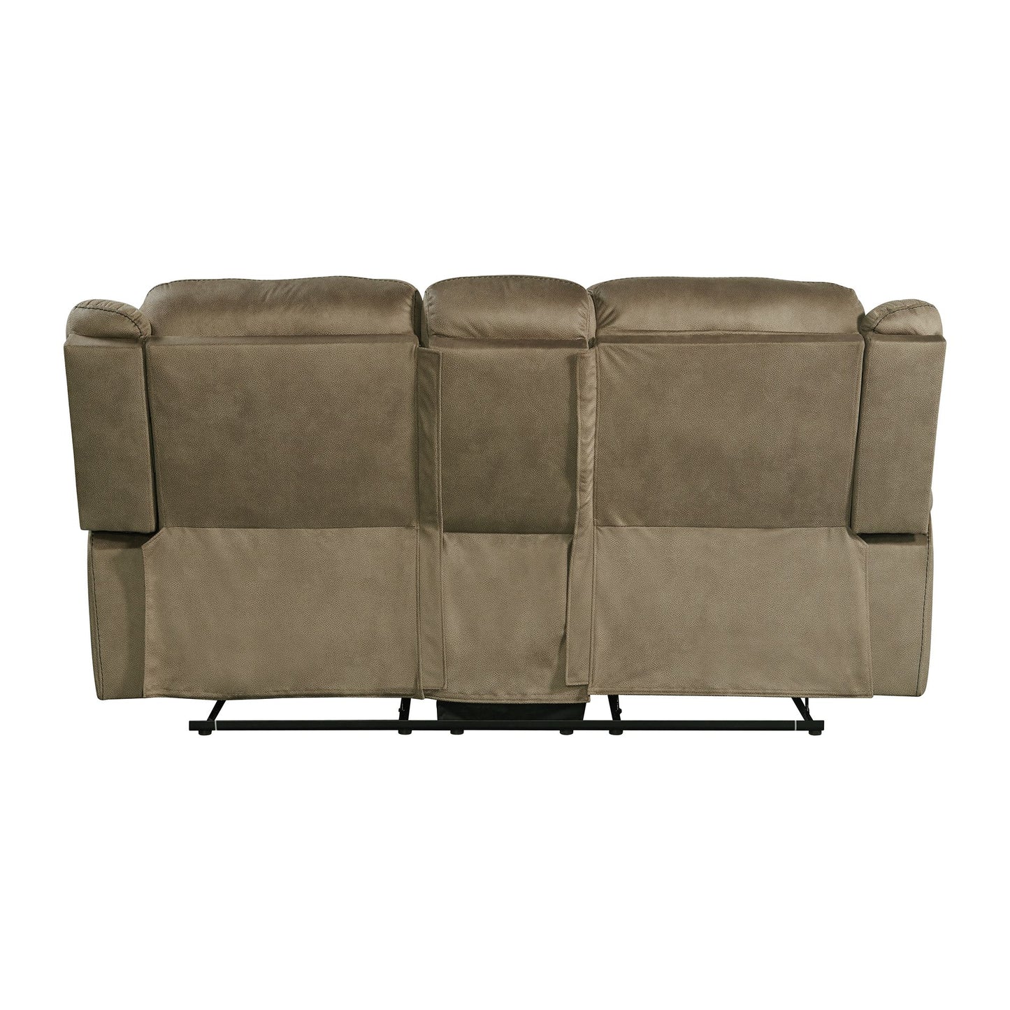 Sorrento Motion Loveseat with Console in T101 Brown