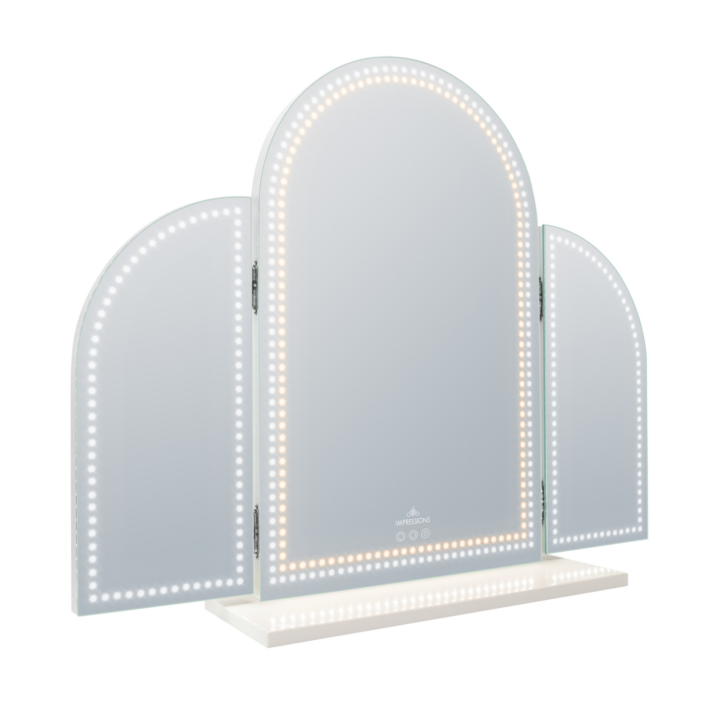 Stage Lite Arch Trifold Vanity Mirror