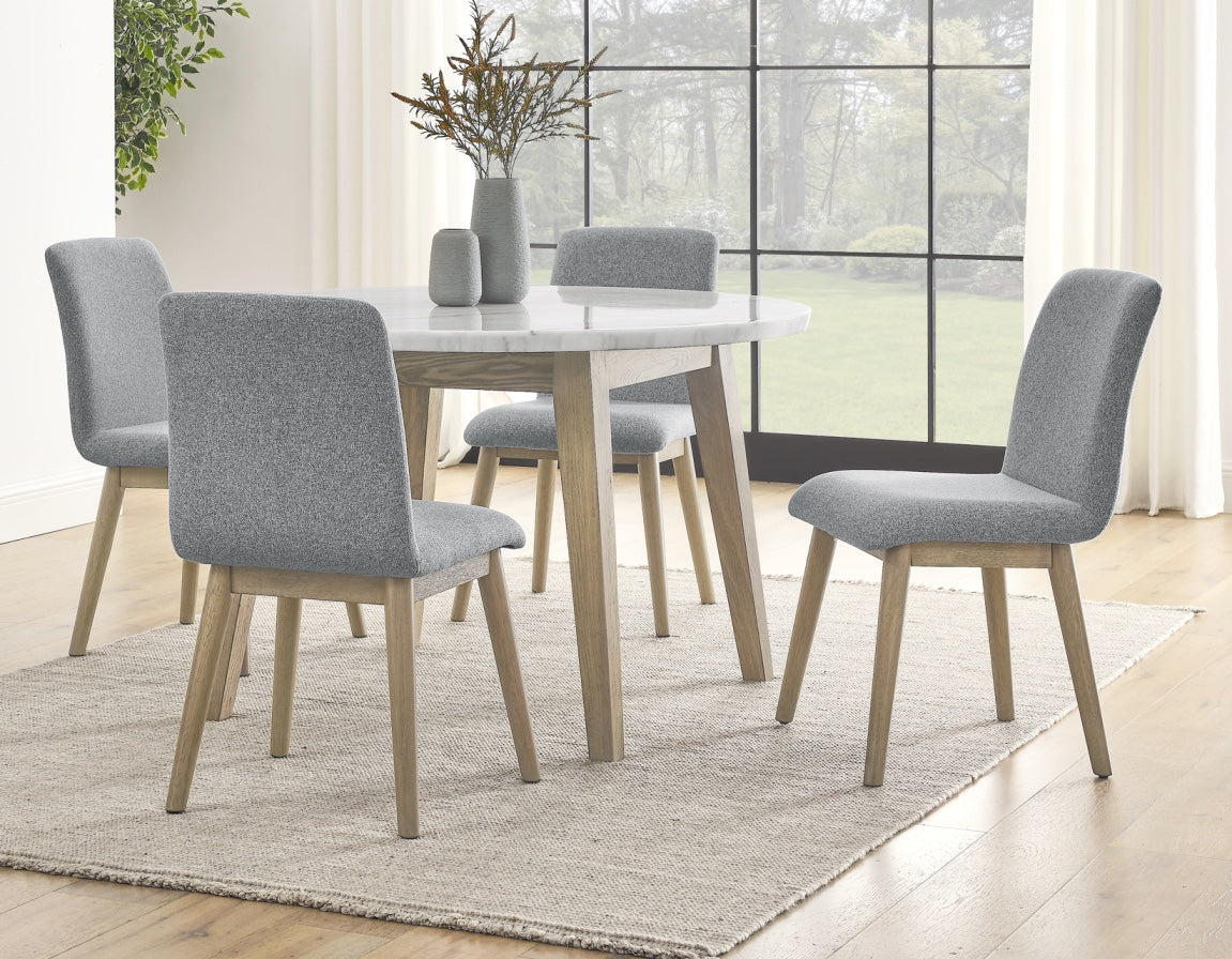 Vida Upholstered Side Chair – Gray