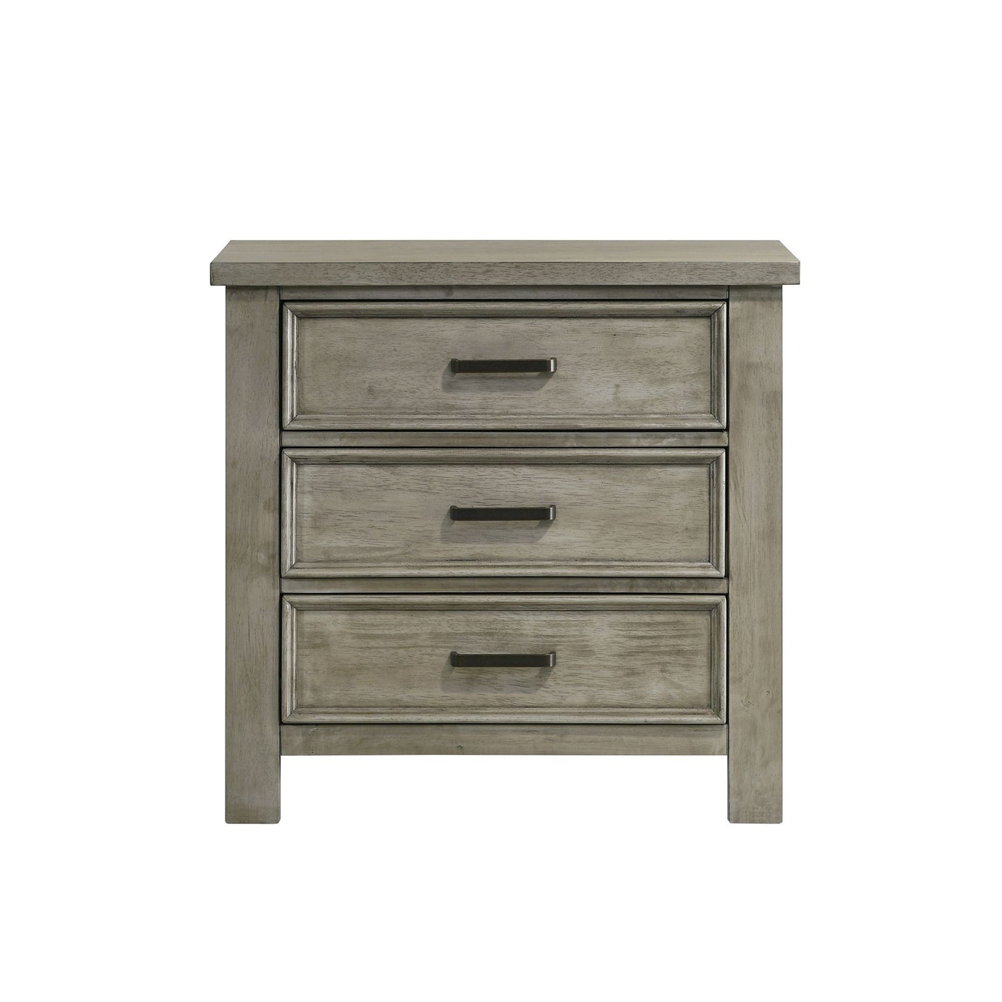 Sullivan 3-Drawer Nightstand in Drift Grey