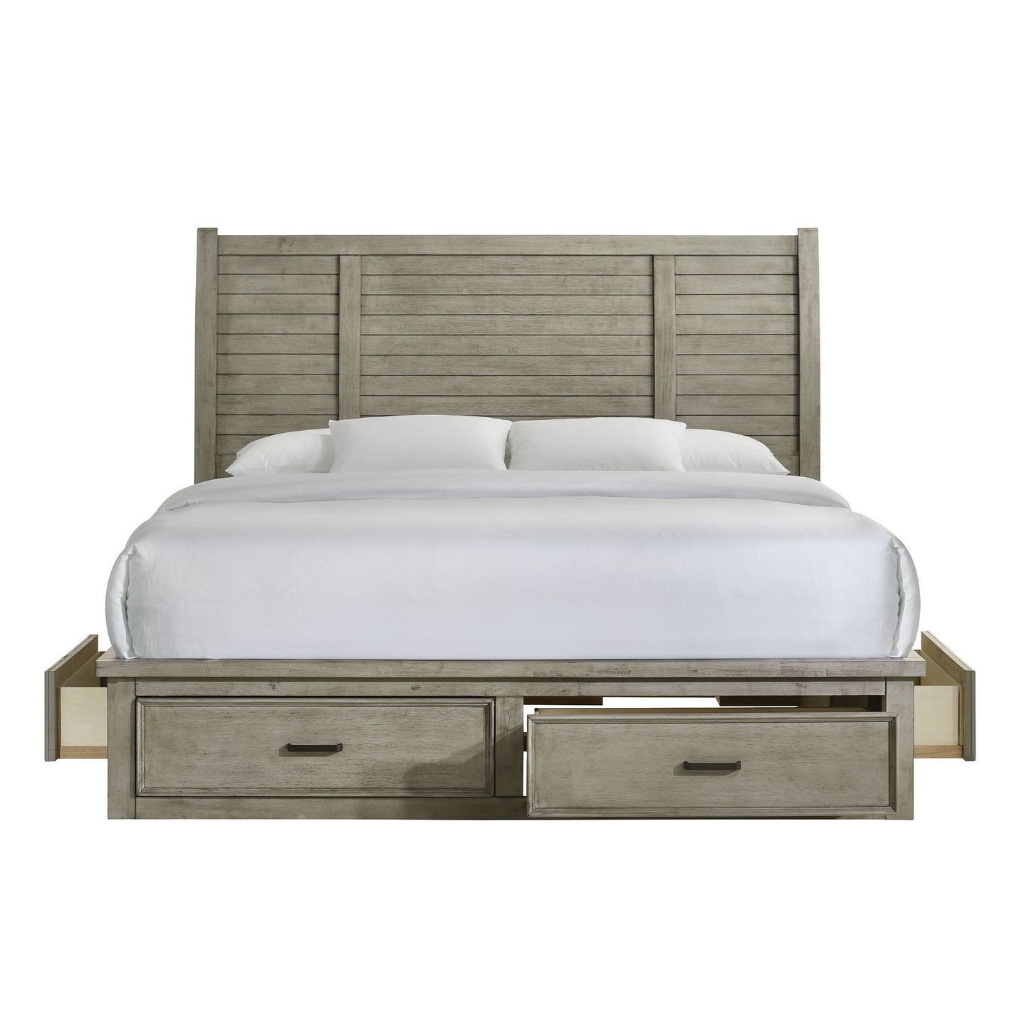 Sullivan King Storage Bed in Drift Grey