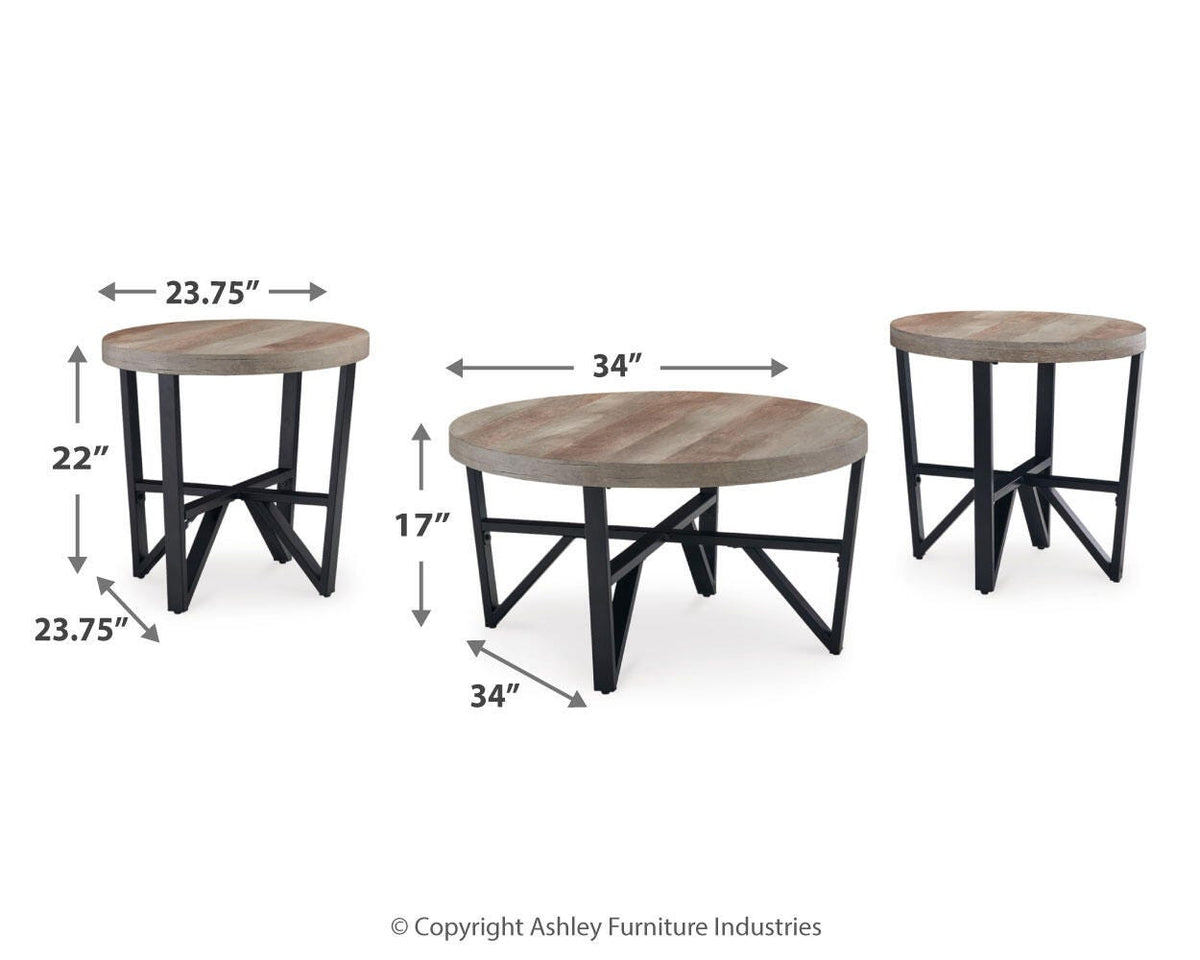Deanlee Occasional Table Set (3/CN)