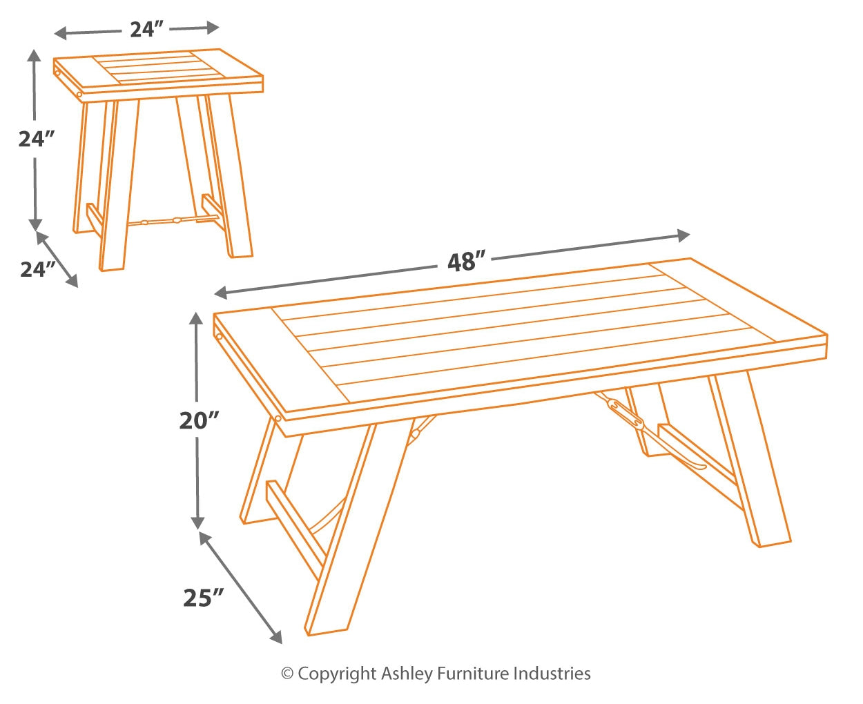 Noorbrook Occasional Table Set (3/CN)