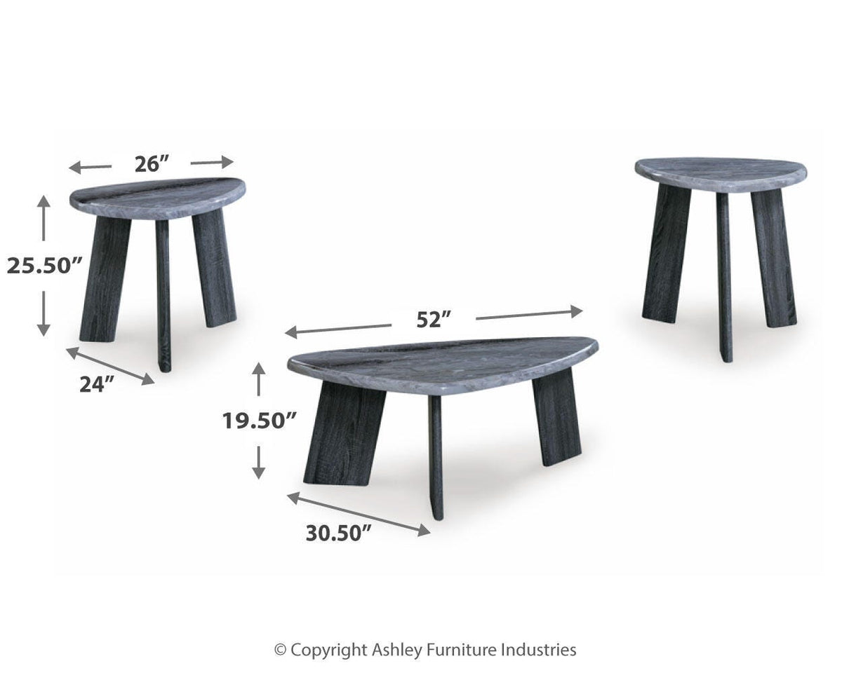 Bluebond Occasional Table Set (3/CN)