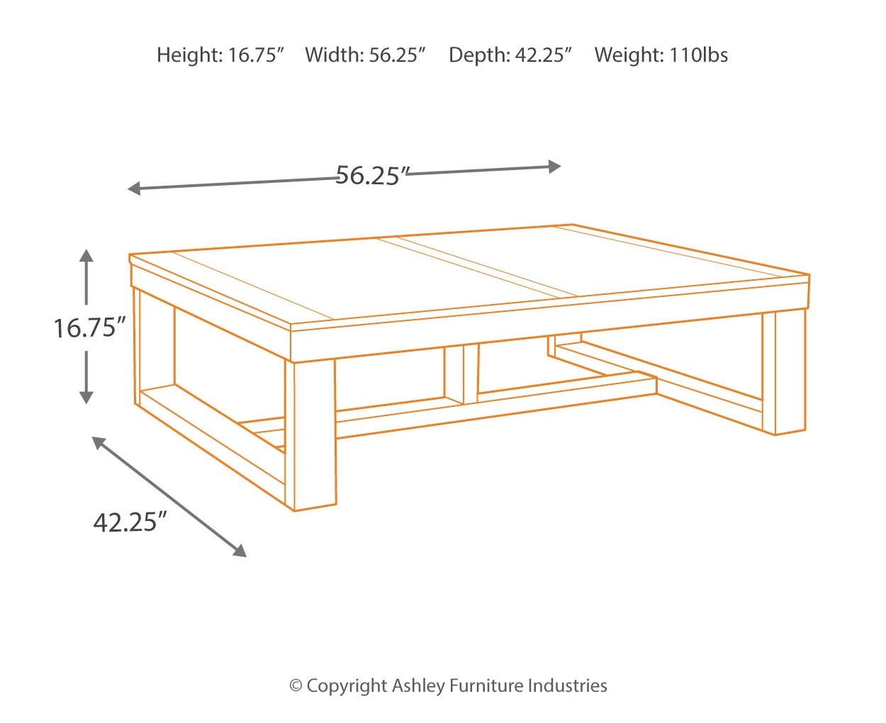 Watson Rectangular Cocktail Table