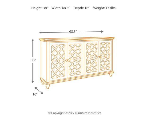 Mirimyn Accent Cabinet - Canales Furniture
