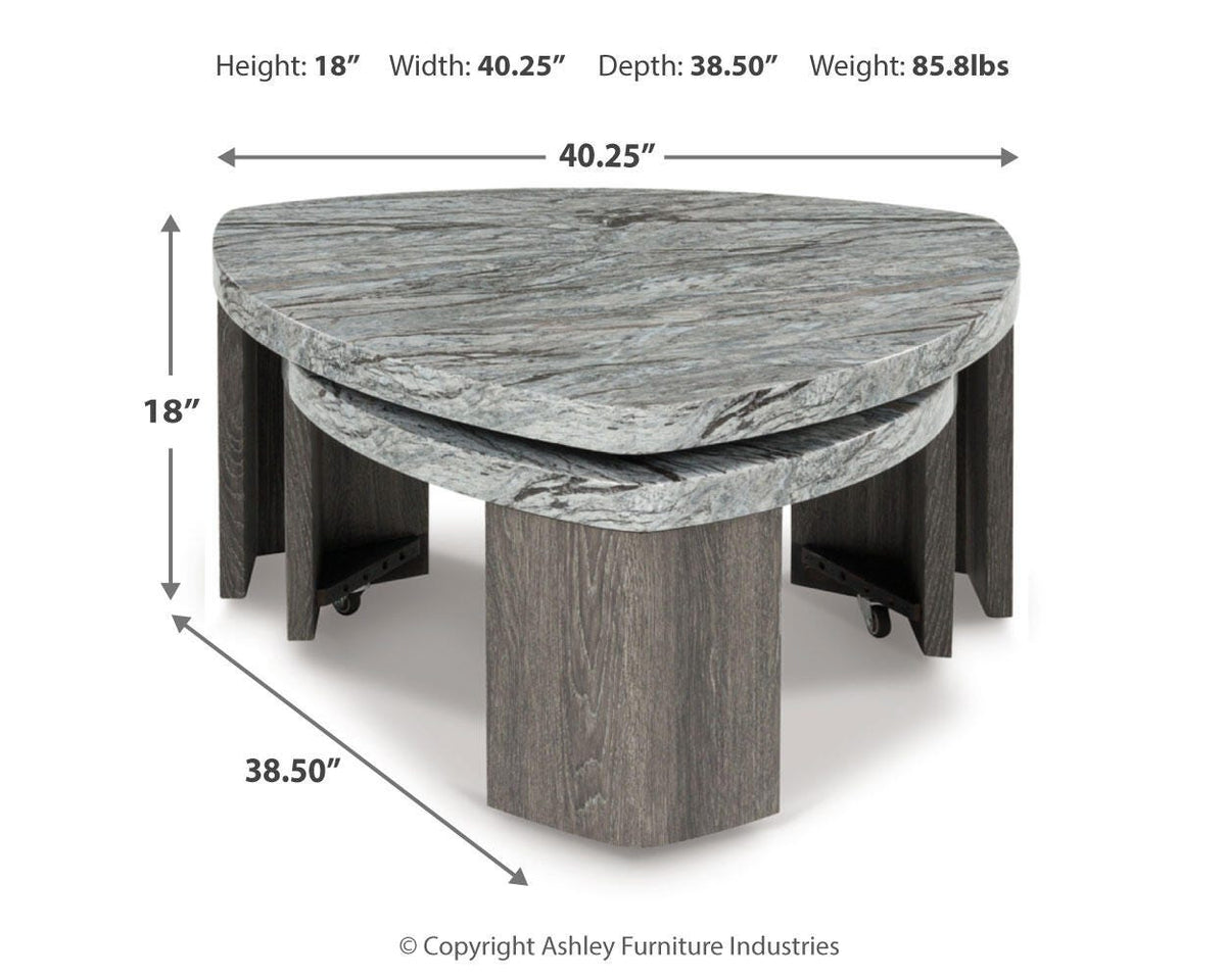 Surmour Stacked Cocktail Table