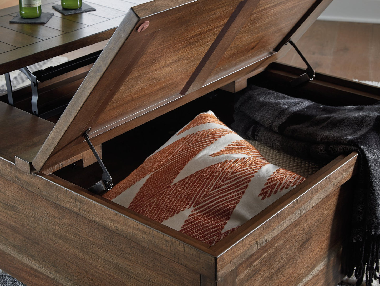 Mesa de centro elevable Moriville