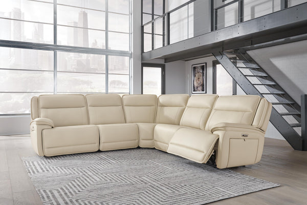 Double Deal 5-Piece Power Reclining Sectional