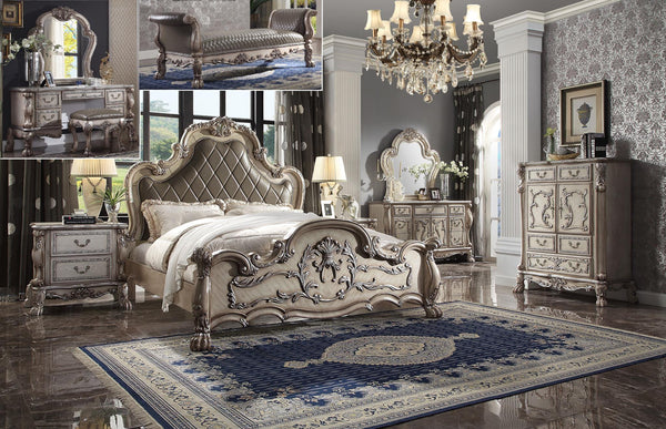 Juego de dormitorio Dresden de 4 piezas tamaño Queen