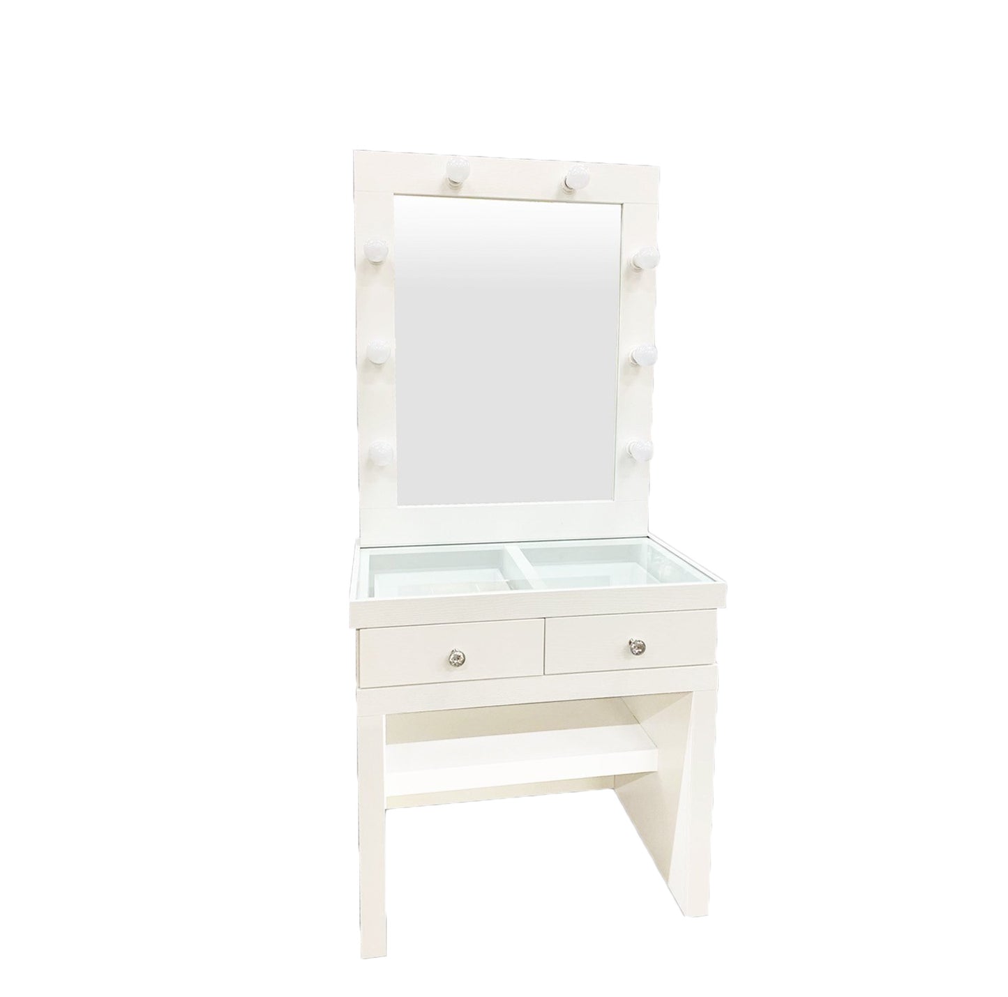 Betsey Black Vanity Set + Free Kitty Ottoman - Canales Furniture