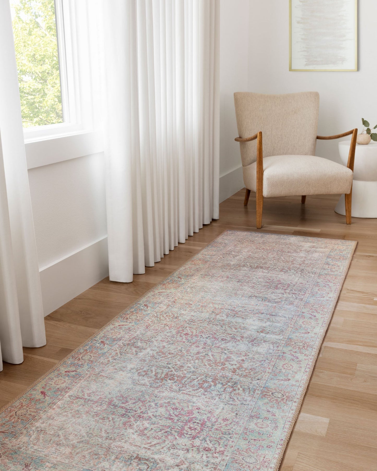 Loloi Wynter WYN-04 Rojo/Verde azulado