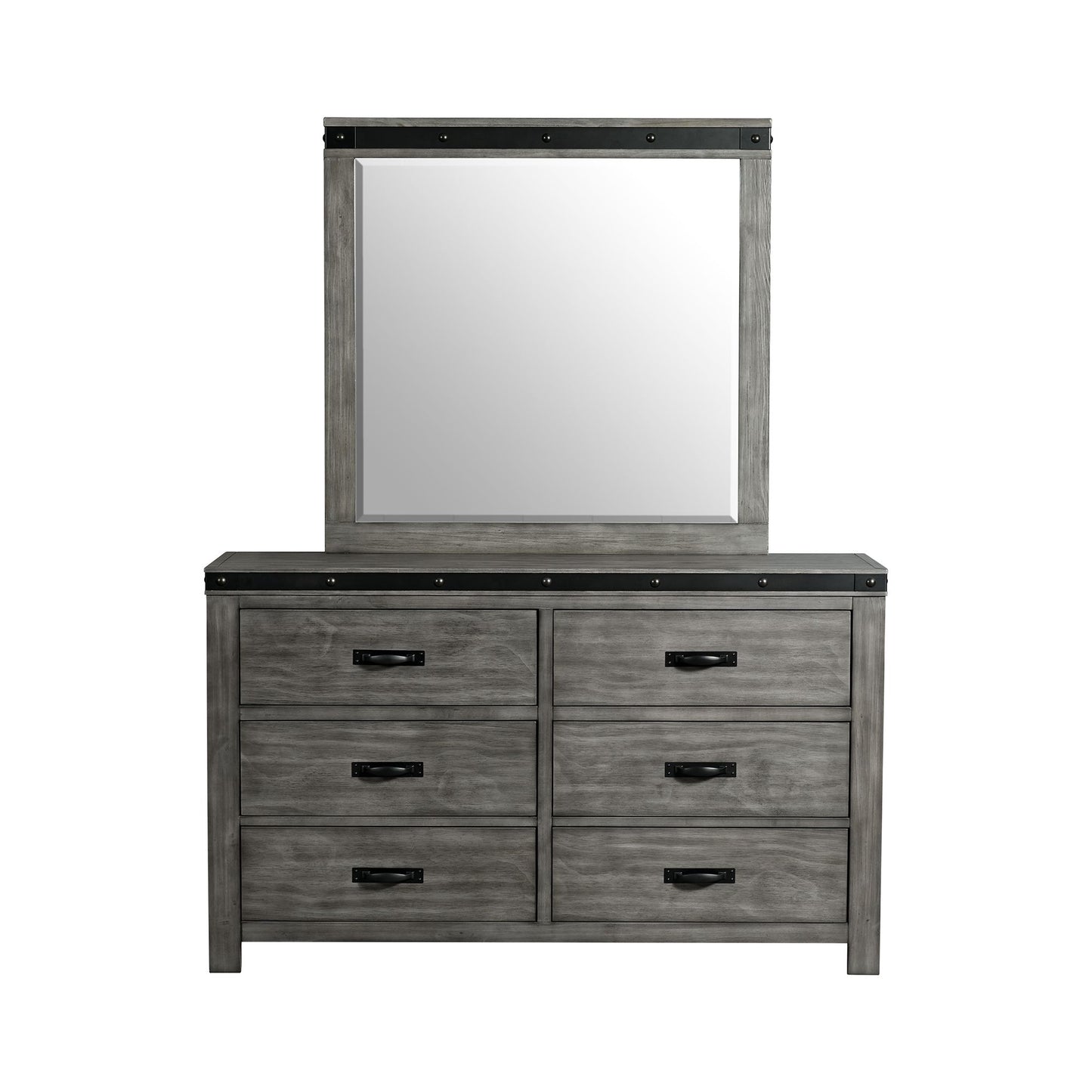 Wade Youth 6 Drawer Dresser & Mirror Set