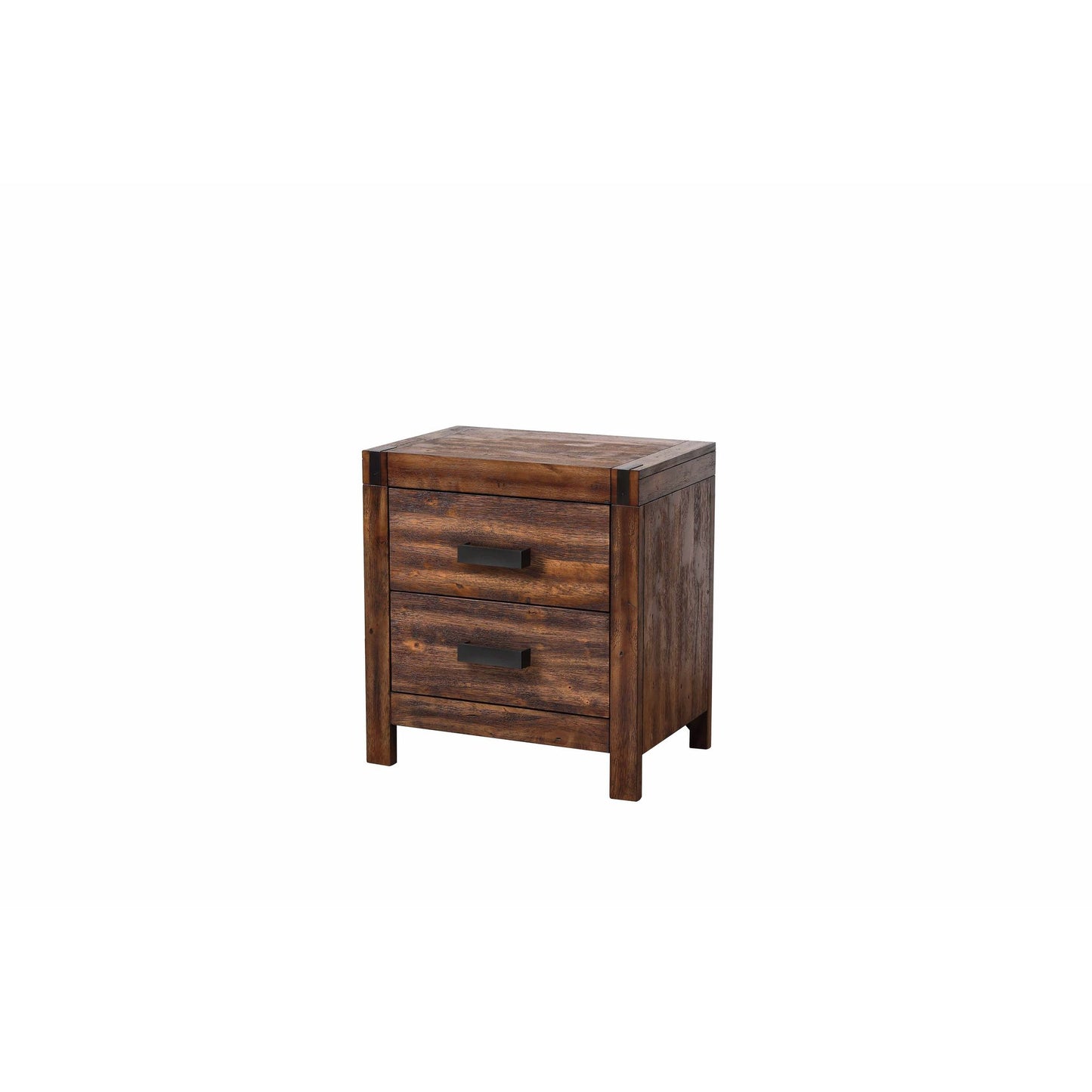Warner King 3PC Platform Storage Bedroom Set In Chestnut