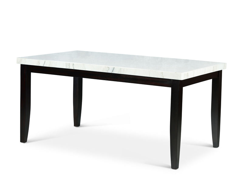 Mesa de comedor de mármol blanco Westby
