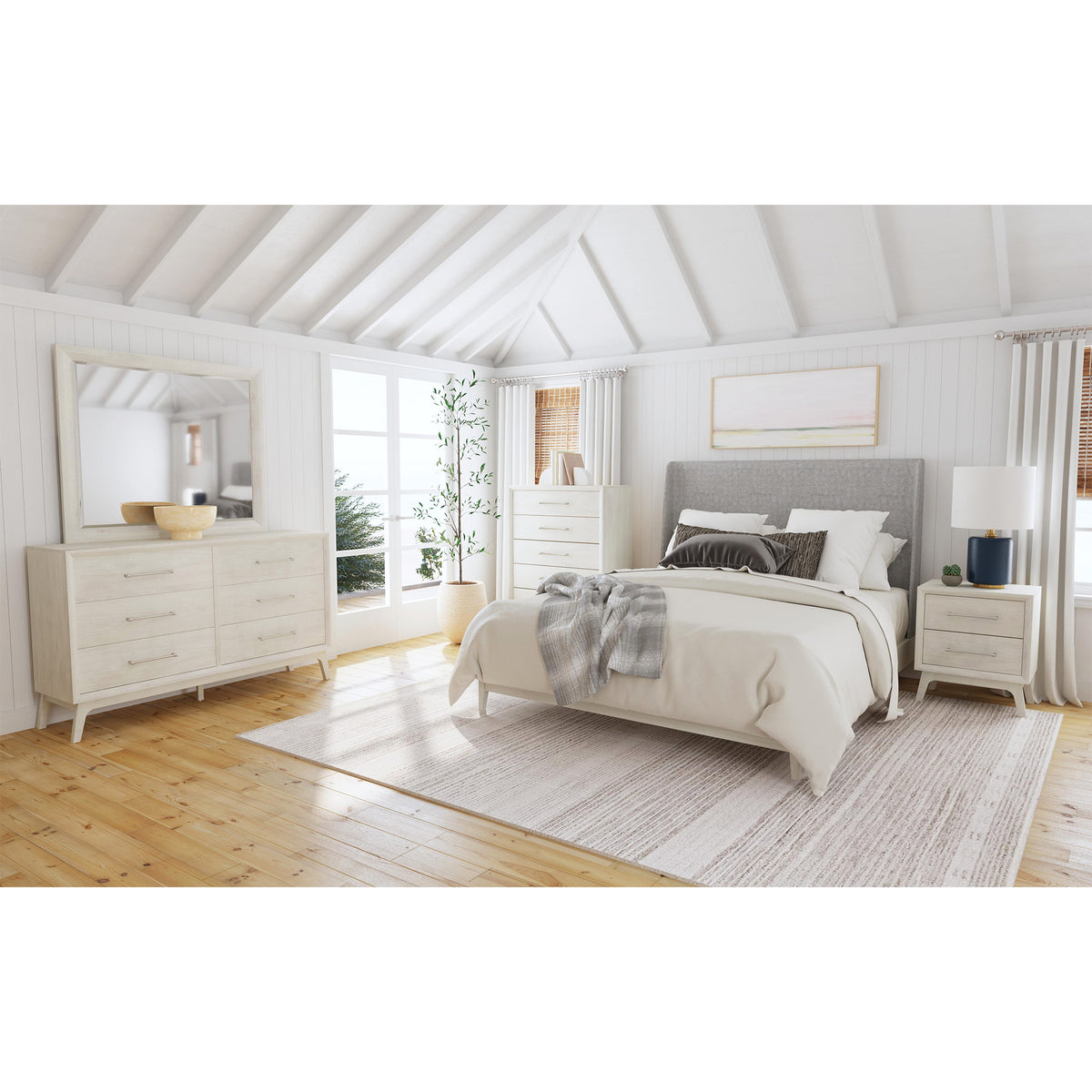 Westland 2-Drawer Nightstand In Almond