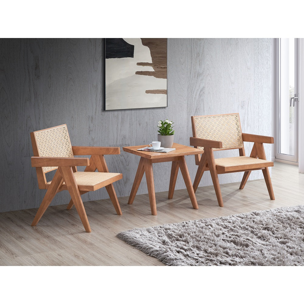 Mesa auxiliar rectangular Velentina de 22" de largo