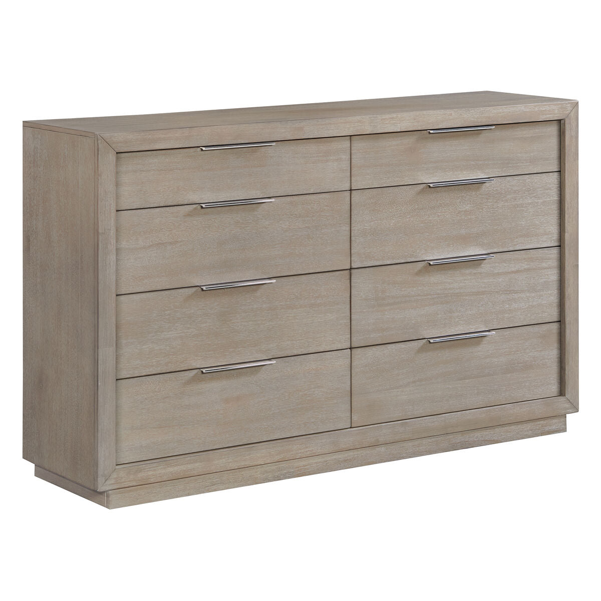 Arcadia 8-Drawer Dresser in Grey