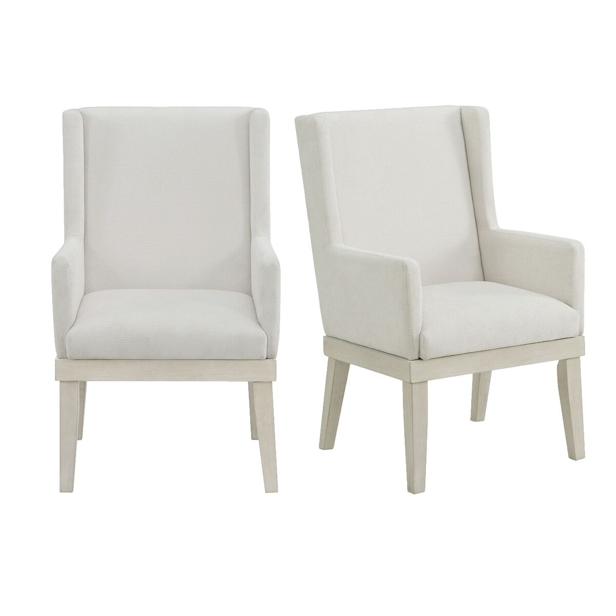 Avalanche Dining Arm Chair in Antique White